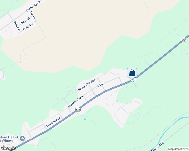 map of restaurants, bars, coffee shops, grocery stores, and more near 1833 Valley View Avenue in Lewistown
