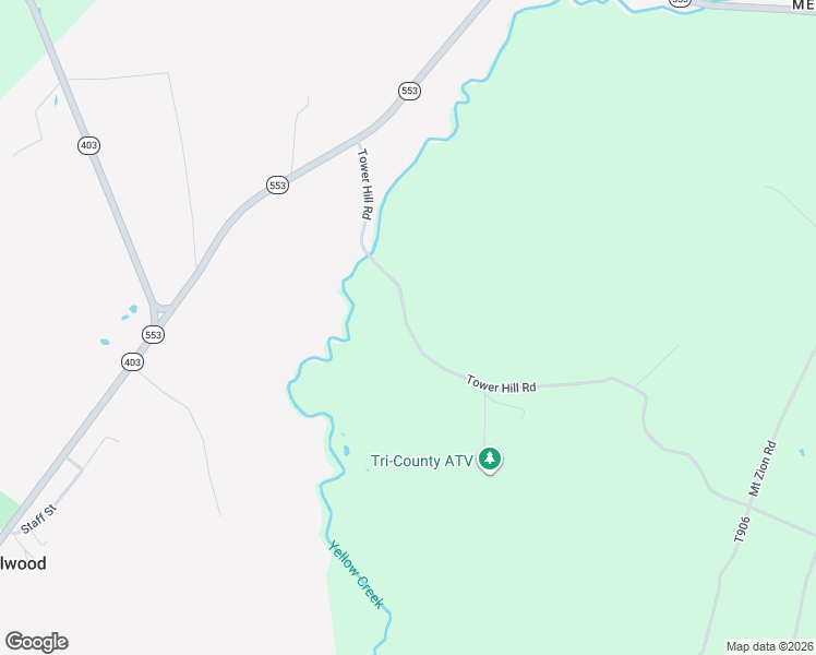 map of restaurants, bars, coffee shops, grocery stores, and more near 381 Tower Hill Road in Northern Cambria