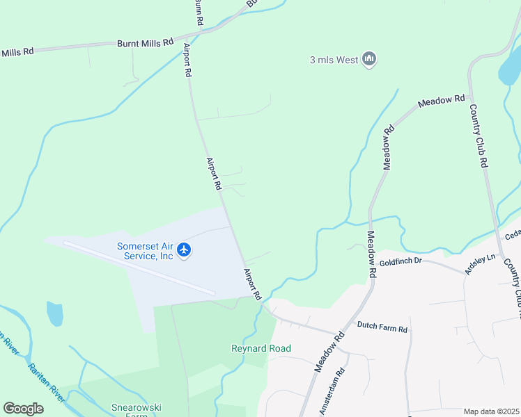 map of restaurants, bars, coffee shops, grocery stores, and more near 170 Airport Road in Bedminster Township