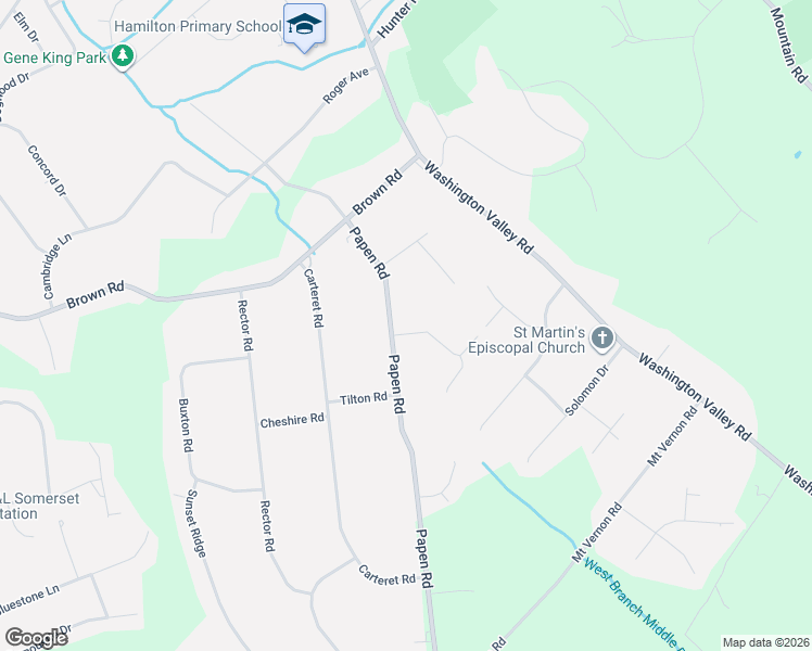 map of restaurants, bars, coffee shops, grocery stores, and more near 1361 Well Road in Bridgewater