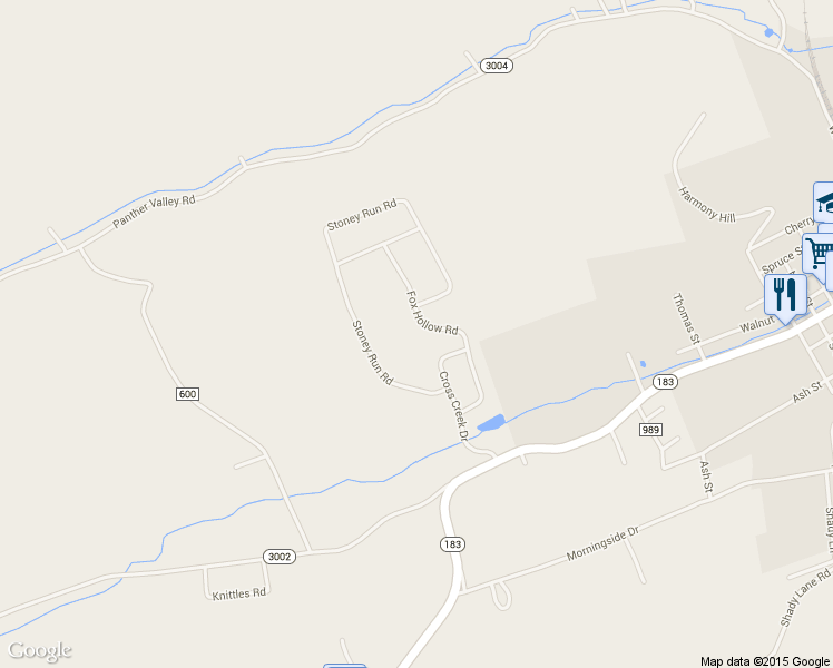 map of restaurants, bars, coffee shops, grocery stores, and more near 205 Fox Hollow Rd in Pottsville