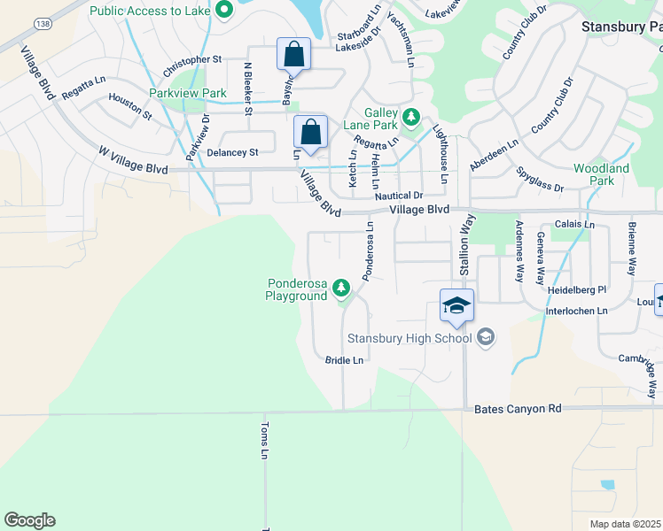 map of restaurants, bars, coffee shops, grocery stores, and more near 5497 Belmont Ct in Stansbury Park