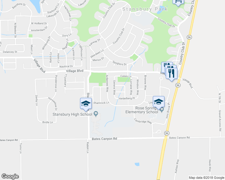 map of restaurants, bars, coffee shops, grocery stores, and more near 5487 Geneva Way in Erda