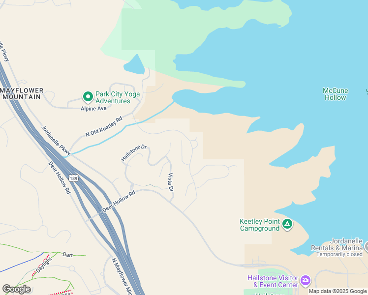 map of restaurants, bars, coffee shops, grocery stores, and more near 10038 North Meer Circle in Daniel