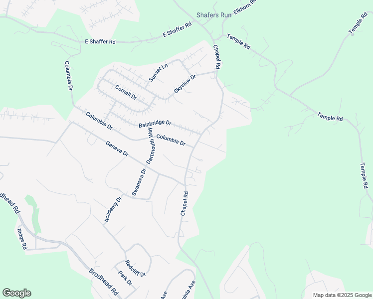 map of restaurants, bars, coffee shops, grocery stores, and more near 440 Chapel Road in Aliquippa