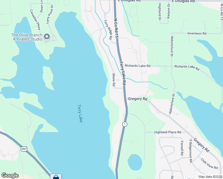 map of restaurants, bars, coffee shops, grocery stores, and more near 3001 Shore Road in Fort Collins