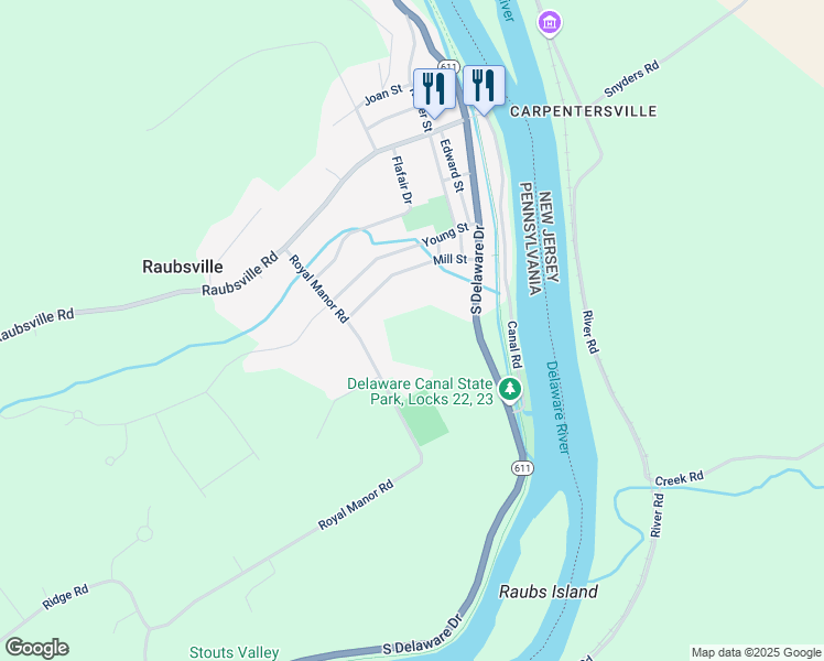 map of restaurants, bars, coffee shops, grocery stores, and more near 90 Mill Street in Easton