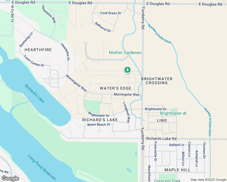 map of restaurants, bars, coffee shops, grocery stores, and more near 1834 Morningstar Way in Fort Collins