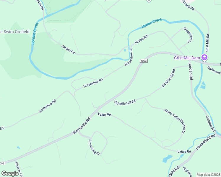map of restaurants, bars, coffee shops, grocery stores, and more near 5693 Kernsville Road in Lehigh County