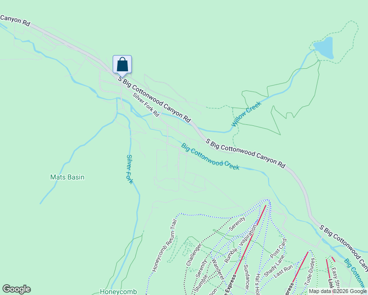 map of restaurants, bars, coffee shops, grocery stores, and more near 11402 East Willow Fork Lane in Salt Lake City