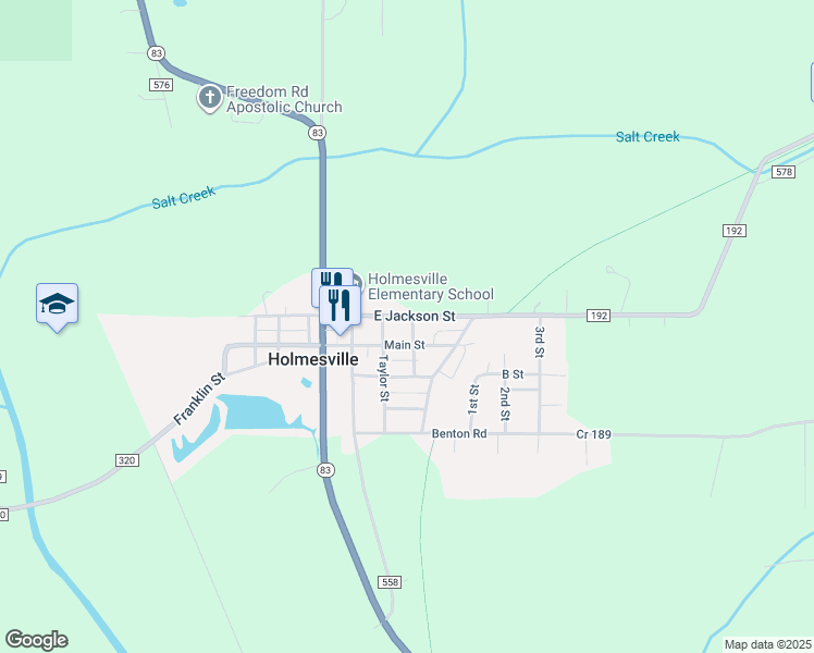 map of restaurants, bars, coffee shops, grocery stores, and more near 110 Jackson Street in Fredericksburg