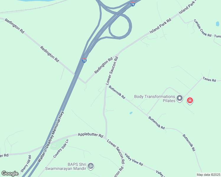 map of restaurants, bars, coffee shops, grocery stores, and more near 4303 Lower Saucon Road in Hellertown