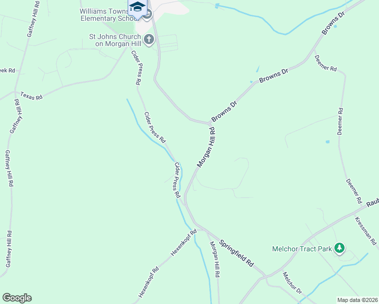 map of restaurants, bars, coffee shops, grocery stores, and more near 125 Cider Press Road in Easton