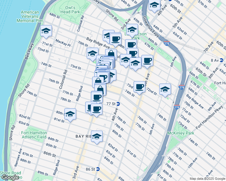 345 Bay Ridge Parkway, New York NY Walk Score