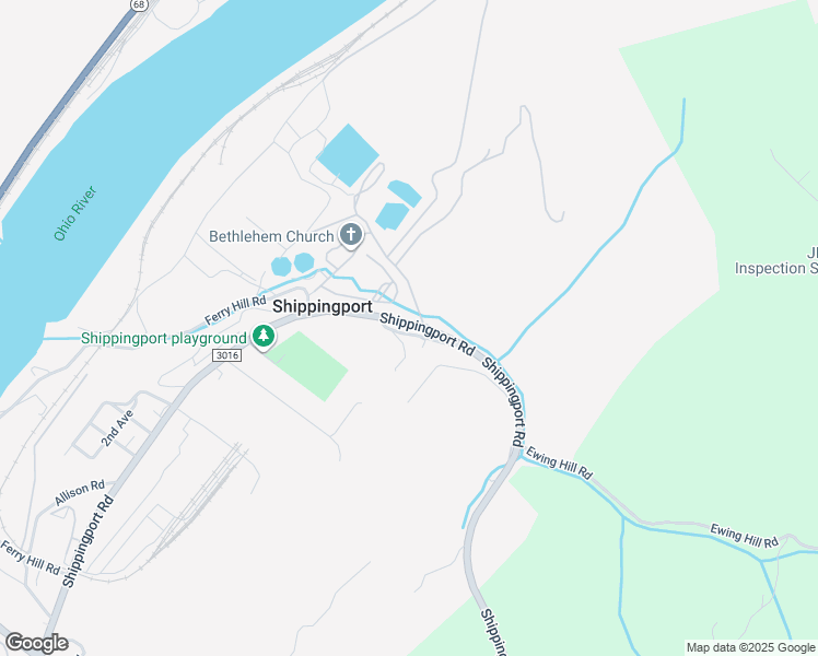 map of restaurants, bars, coffee shops, grocery stores, and more near 119 Cotter Road in Aliquippa