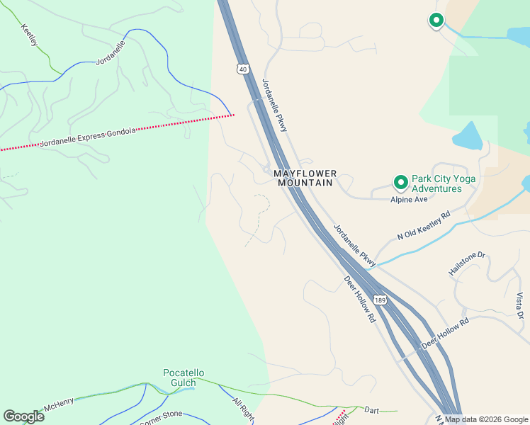 map of restaurants, bars, coffee shops, grocery stores, and more near 10202 North Liv Place in Park City