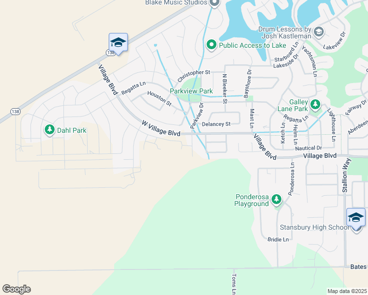 map of restaurants, bars, coffee shops, grocery stores, and more near 5644 Ibis Road in Lake Point