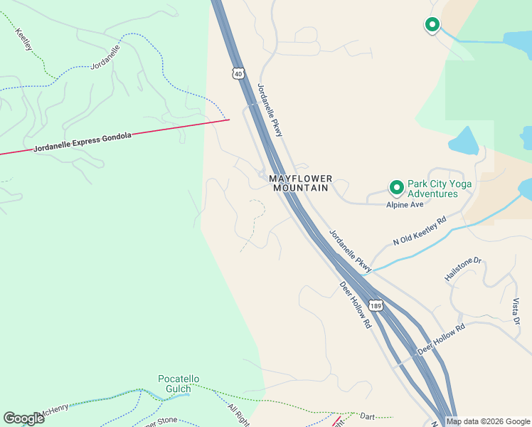 map of restaurants, bars, coffee shops, grocery stores, and more near 10218 North Liv Place in Park City
