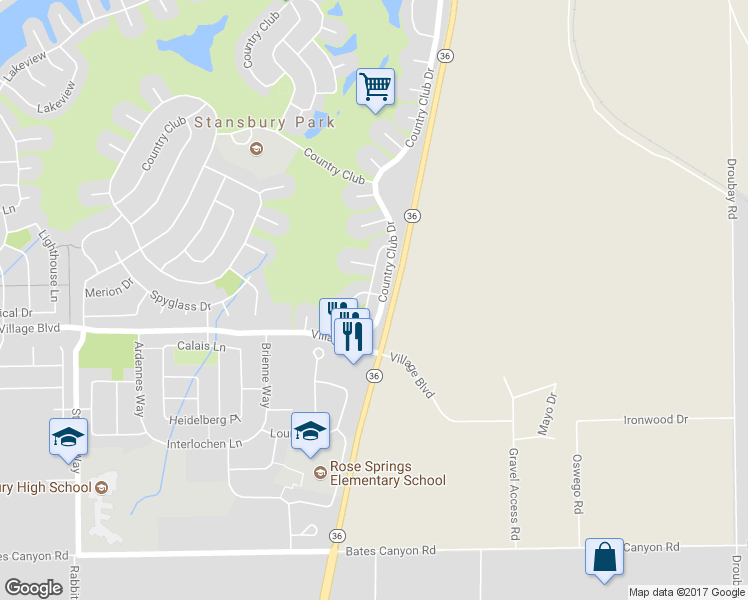 map of restaurants, bars, coffee shops, grocery stores, and more near 274 Country Club Drive in Stansbury Park