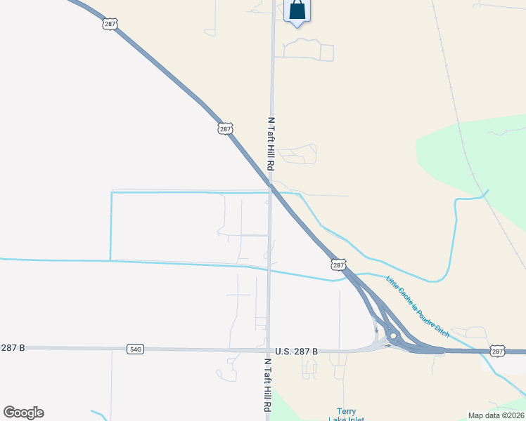 map of restaurants, bars, coffee shops, grocery stores, and more near 3113 North County Road 19 in Fort Collins