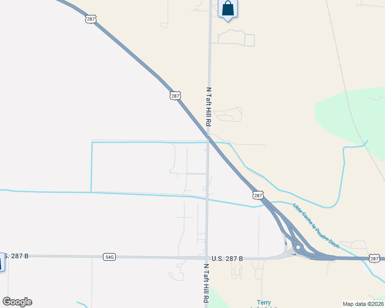 map of restaurants, bars, coffee shops, grocery stores, and more near 3112 Gold Charm Drive in Fort Collins