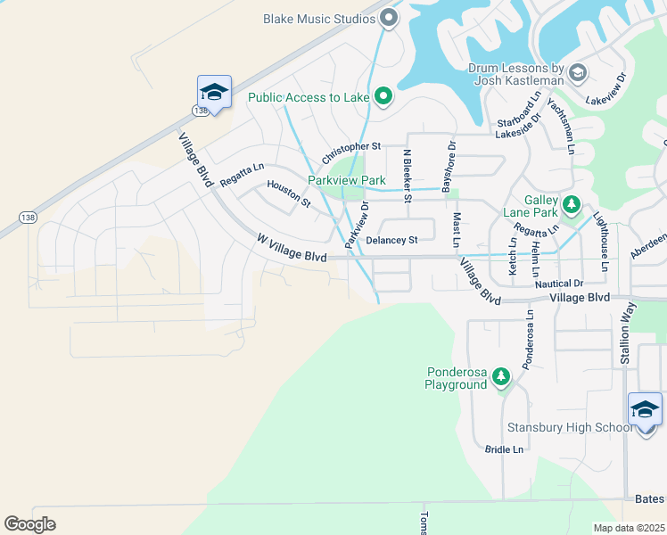 map of restaurants, bars, coffee shops, grocery stores, and more near 5668 Ibis Road in Lake Point