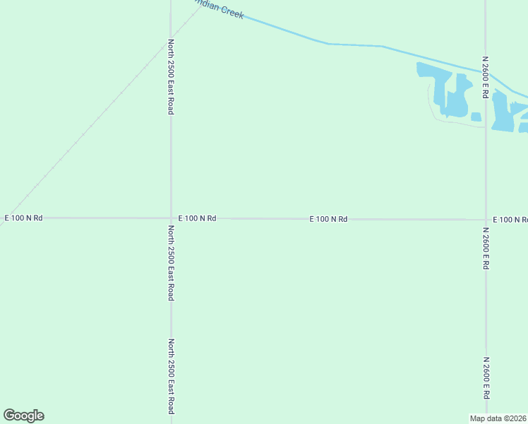 map of restaurants, bars, coffee shops, grocery stores, and more near 25305 East 100 North Road in Cropsey