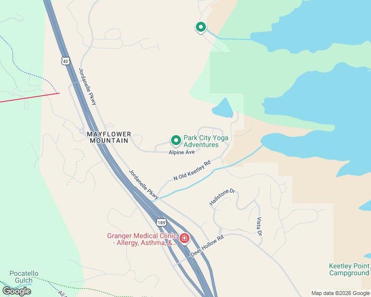 map of restaurants, bars, coffee shops, grocery stores, and more near 1699 Fox Bay Drive in Heber City