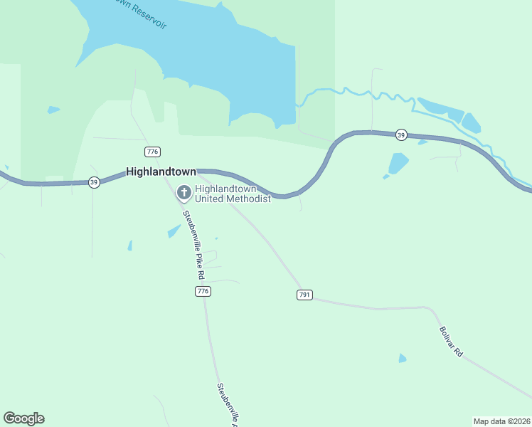 map of restaurants, bars, coffee shops, grocery stores, and more near 39741 Ohio 39 in Wellsville