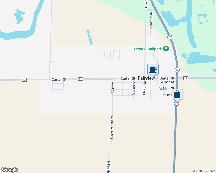 map of restaurants, bars, coffee shops, grocery stores, and more near 1211-1279 West Main Street in Fairview
