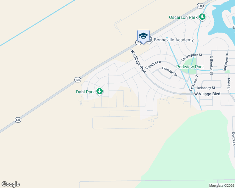 map of restaurants, bars, coffee shops, grocery stores, and more near Mallard Drive in Stansbury Park