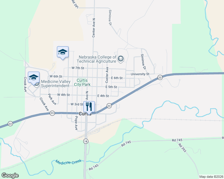 map of restaurants, bars, coffee shops, grocery stores, and more near 300-336 East 4th Street in Curtis