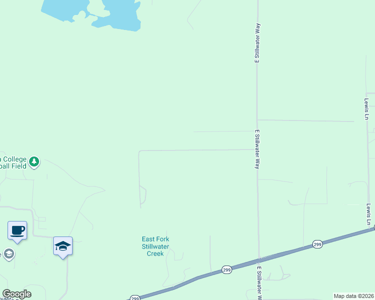 map of restaurants, bars, coffee shops, grocery stores, and more near 20359 Penny Lane in Redding
