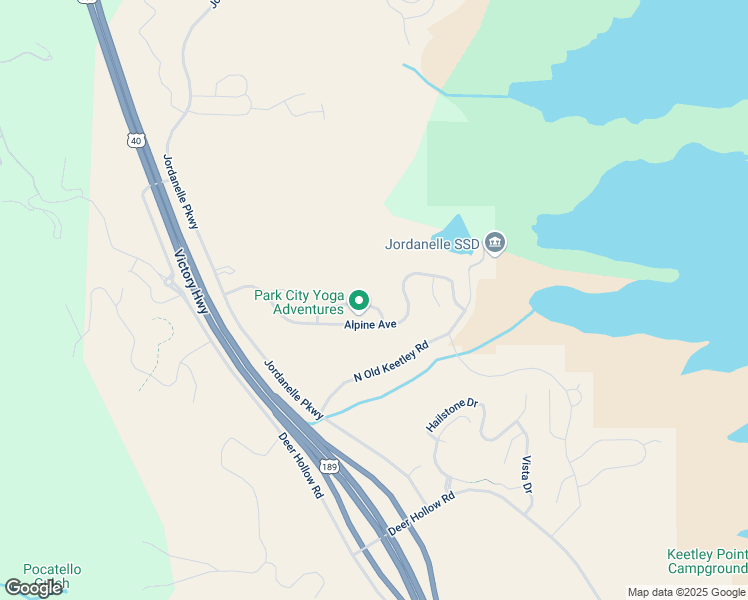 map of restaurants, bars, coffee shops, grocery stores, and more near 1716 Fox Bay Drive in Heber City