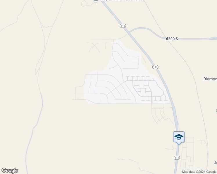 map of restaurants, bars, coffee shops, grocery stores, and more near 6497 South Luminous Way in West Valley City