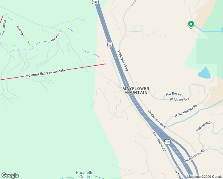 map of restaurants, bars, coffee shops, grocery stores, and more near Deer Hollow Road in Park City