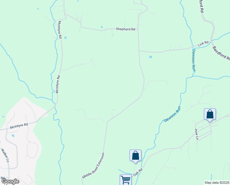 map of restaurants, bars, coffee shops, grocery stores, and more near 6 Triple Oak Trail in Gibsonia