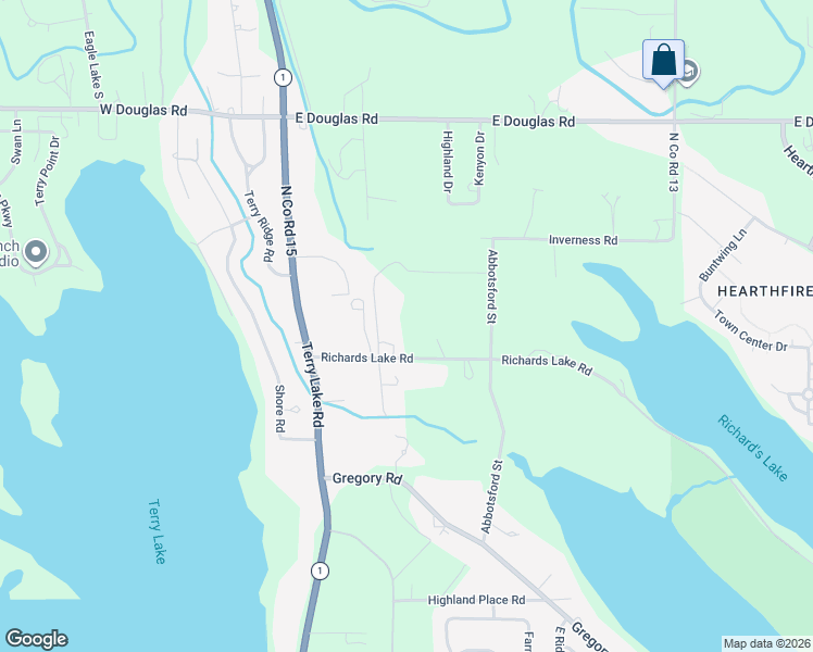 map of restaurants, bars, coffee shops, grocery stores, and more near 528 Richards Lake Road in Fort Collins