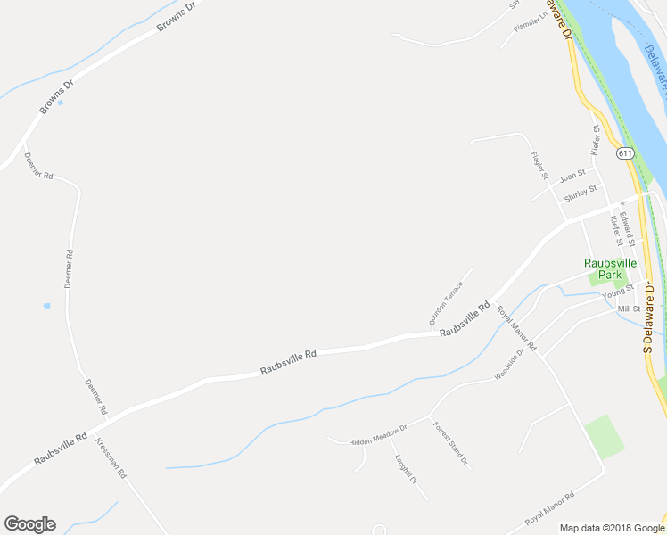 map of restaurants, bars, coffee shops, grocery stores, and more near 270 Raubsville Road in Easton