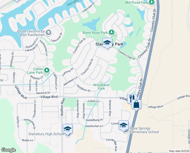 map of restaurants, bars, coffee shops, grocery stores, and more near 776 Country Club Drive in Stansbury Park