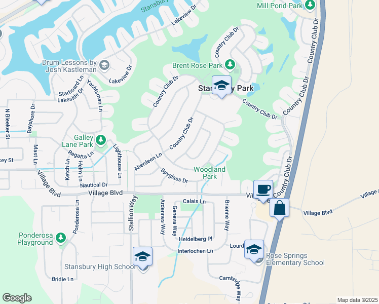 map of restaurants, bars, coffee shops, grocery stores, and more near 764 Country Club Drive in Stansbury Park