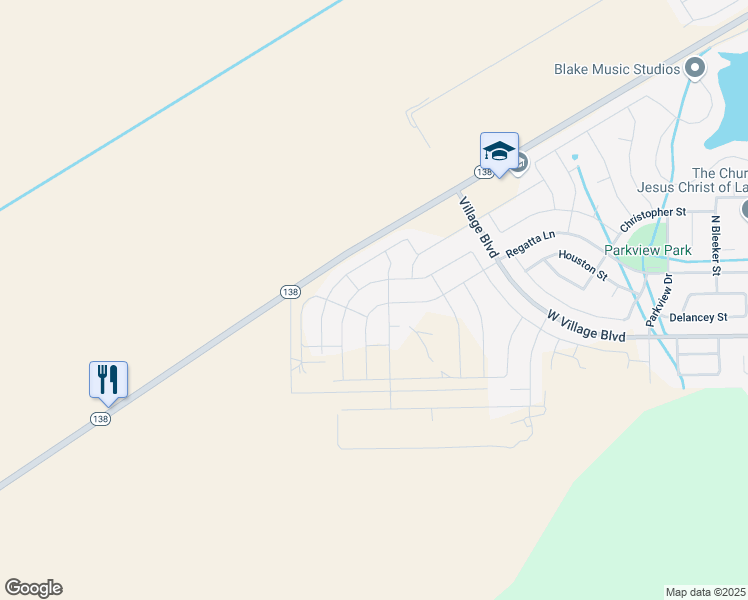 map of restaurants, bars, coffee shops, grocery stores, and more near 1038 Regatta Lane in Stansbury Park