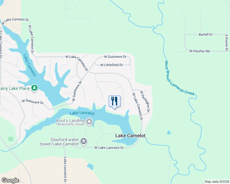 map of restaurants, bars, coffee shops, grocery stores, and more near 9525 West Pellinore Court in Mapleton