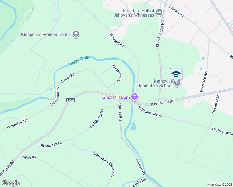 map of restaurants, bars, coffee shops, grocery stores, and more near 3008 Kerns Court in Lehigh County