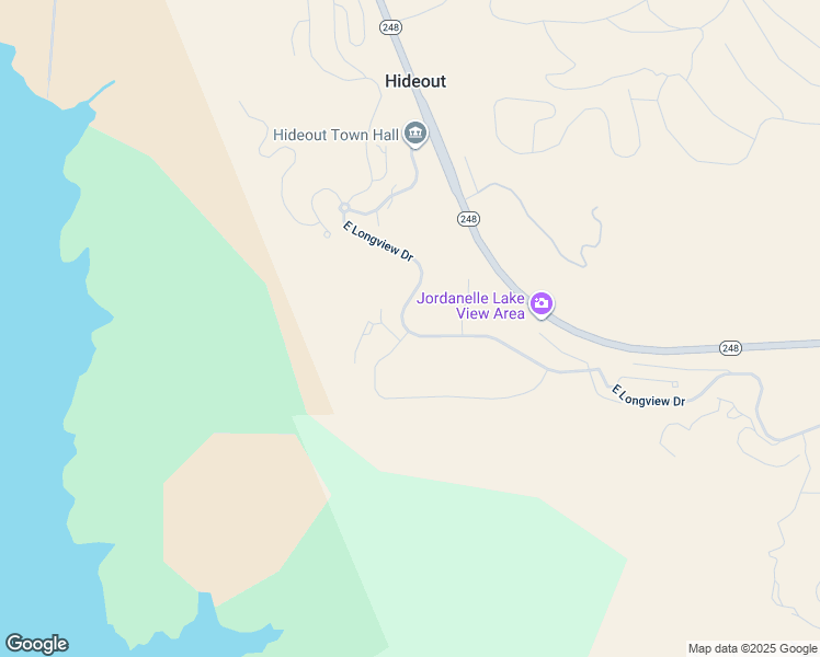 map of restaurants, bars, coffee shops, grocery stores, and more near 1078 Longview Drive in Hideout