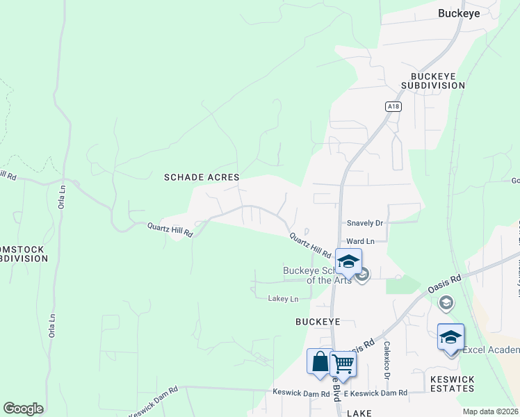 map of restaurants, bars, coffee shops, grocery stores, and more near 1925 Herbscenta Lane in Redding