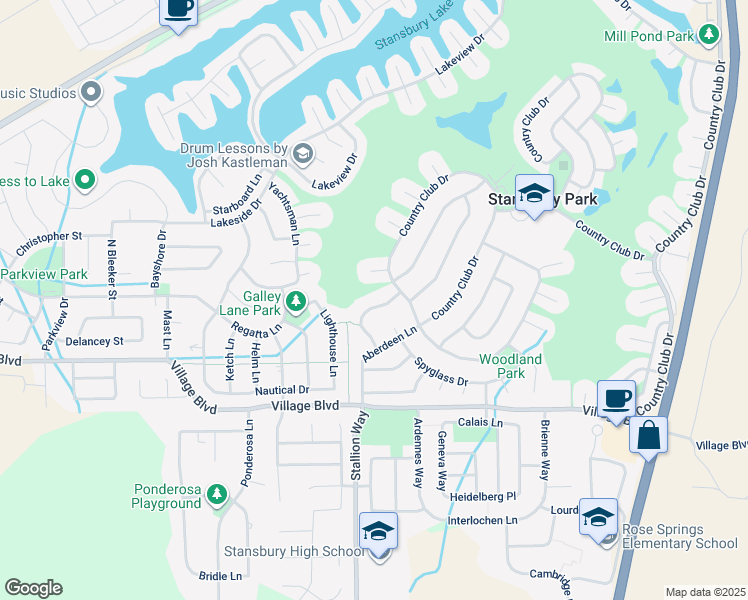 map of restaurants, bars, coffee shops, grocery stores, and more near 57 Fairway Drive in Stansbury Park