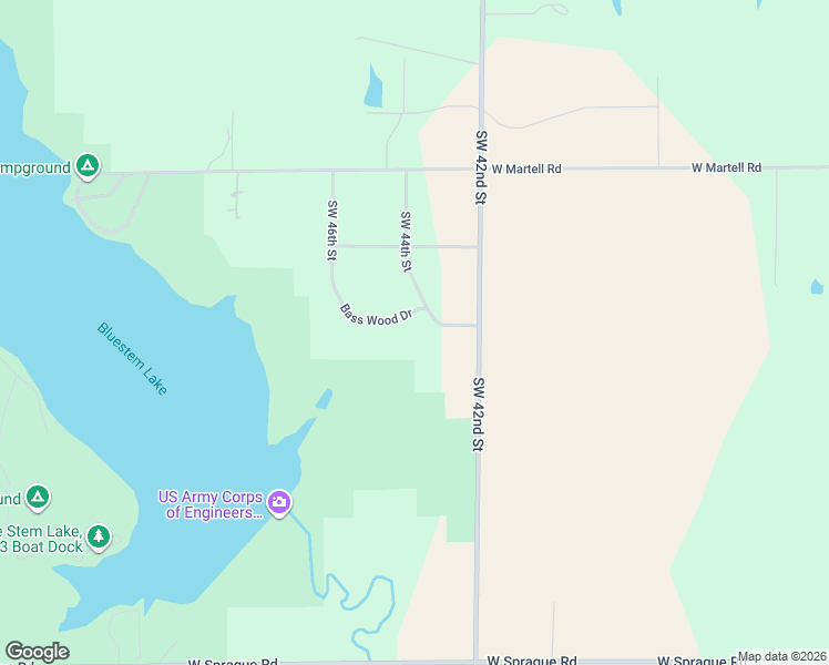 map of restaurants, bars, coffee shops, grocery stores, and more near 4400 Bass Wood Drive in Martell