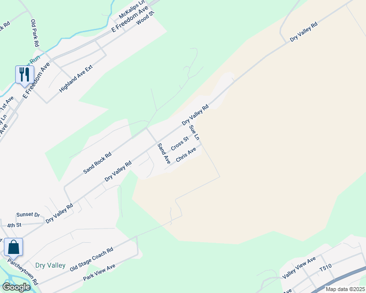 map of restaurants, bars, coffee shops, grocery stores, and more near 620 Cross Street in Lewistown