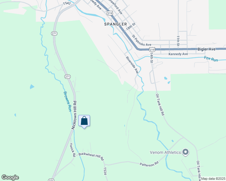 map of restaurants, bars, coffee shops, grocery stores, and more near in Cambria County